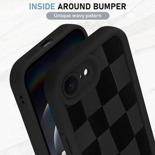 Foto 4 | Funda De Teléfono Kanghar Compatible Con Iphone 16e De Silicona Negra - Venta Internacional.