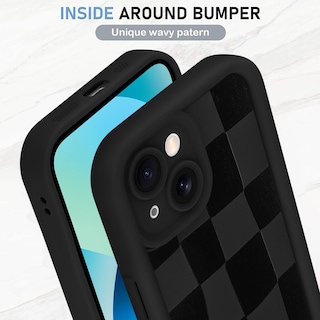 Foto 4 | Funda De Teléfono Kanghar Compatible Con Iphone 13 De Silicona Negra - Venta Internacional.