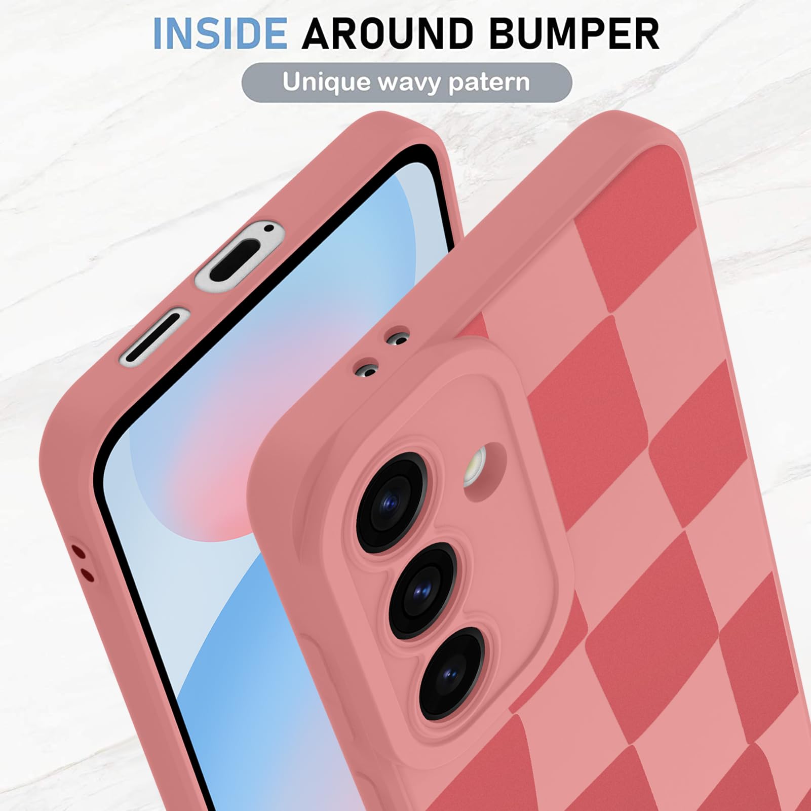 Foto 5 pulgar | Funda De Teléfono Kanghar Compatible Con Samsung Galaxy S24 Fe, Color Rosa - Venta Internacional.