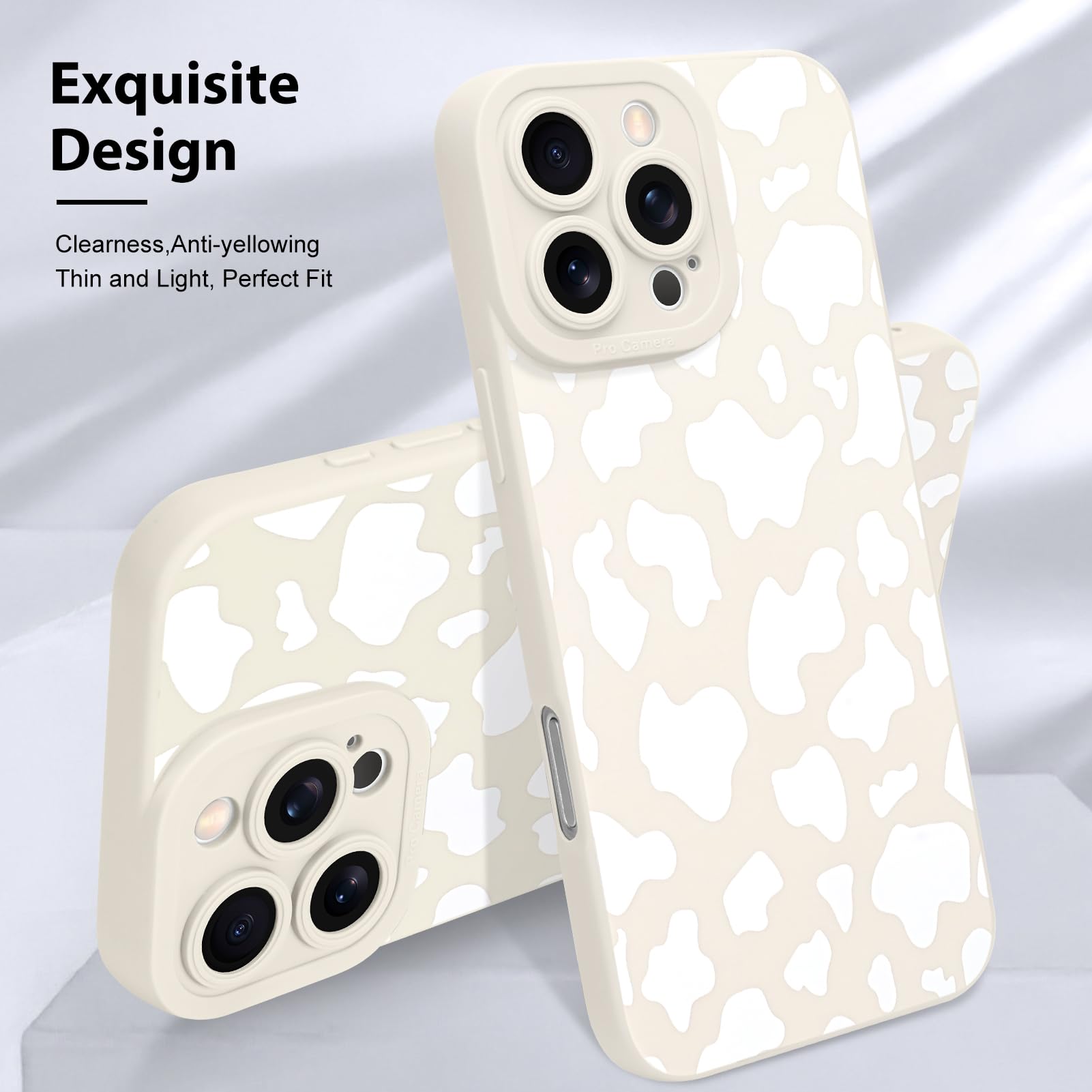 Foto 4 pulgar | Funda De Teléfono Kanghar Compatible Con Iphone 16 Pro Max - Blanca - Venta Internacional.