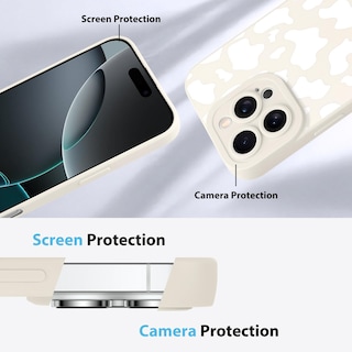 Foto 5 | Funda De Teléfono Kanghar Compatible Con Iphone 16 Pro Max - Blanca - Venta Internacional.