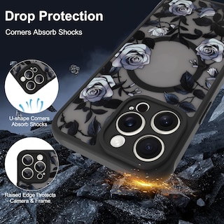 Foto 3 | Funda De Teléfono Aigomara Para Iphone 16 Pro Max Con Magsafe Black - Venta Internacional.