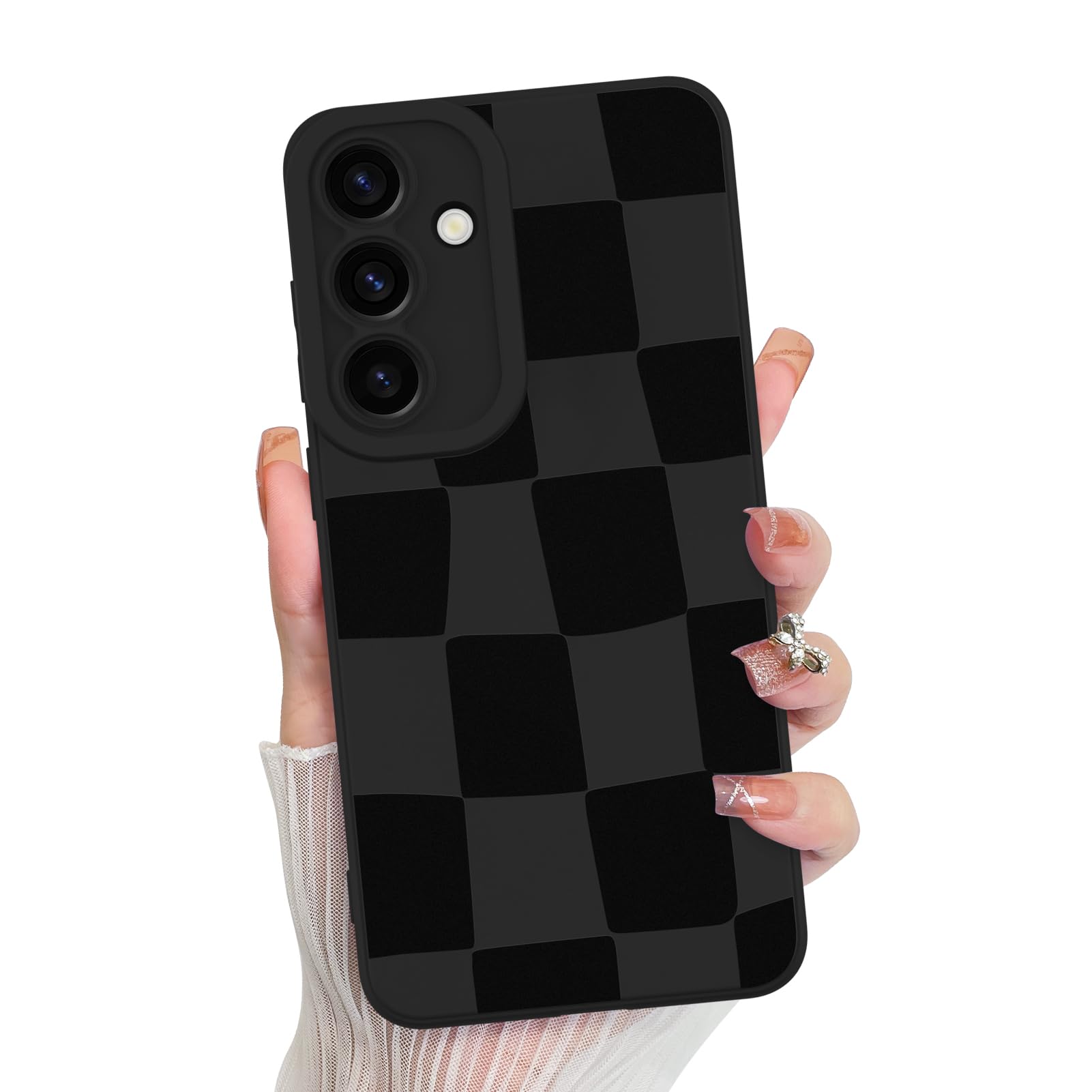Foto 2 pulgar | Funda De Teléfono Kanghar Compatible Con Samsung Galaxy S25, Negra - Venta Internacional.