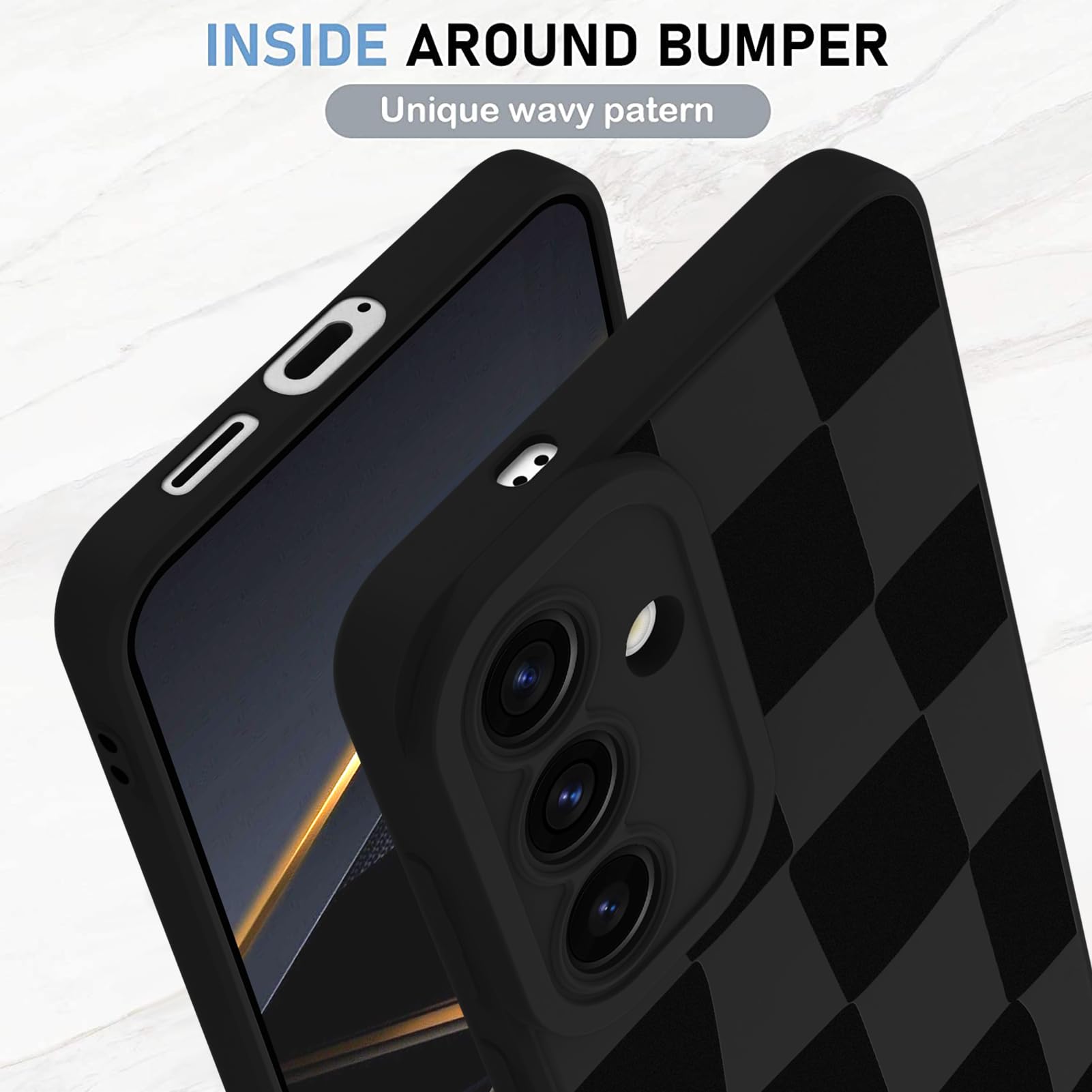 Foto 5 pulgar | Funda De Teléfono Kanghar Compatible Con Samsung Galaxy S25, Negra - Venta Internacional.