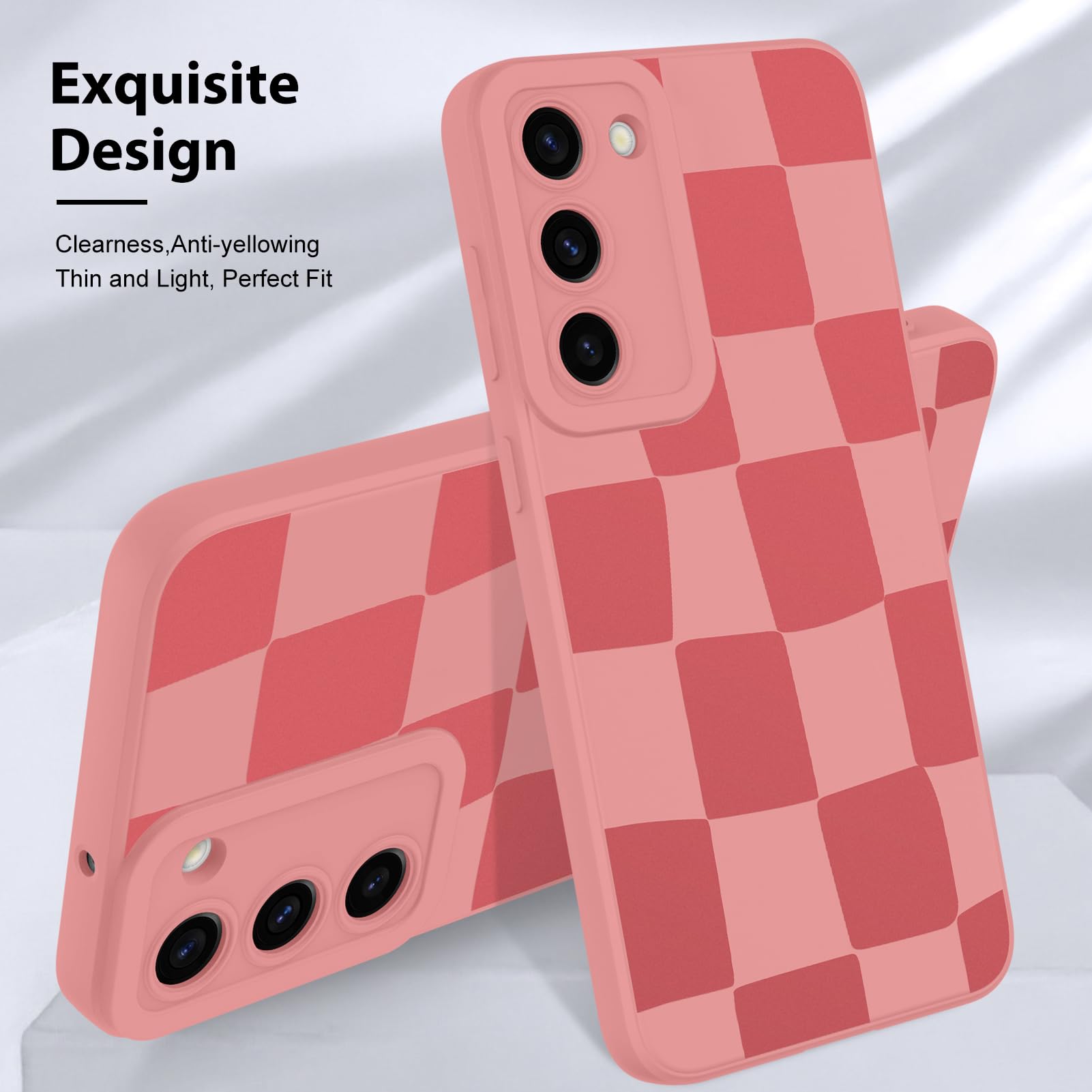 Foto 3 | Funda De Teléfono Kanghar Compatible Con Samsung Galaxy S23 Plus, Color Rosa - Venta Internacional.