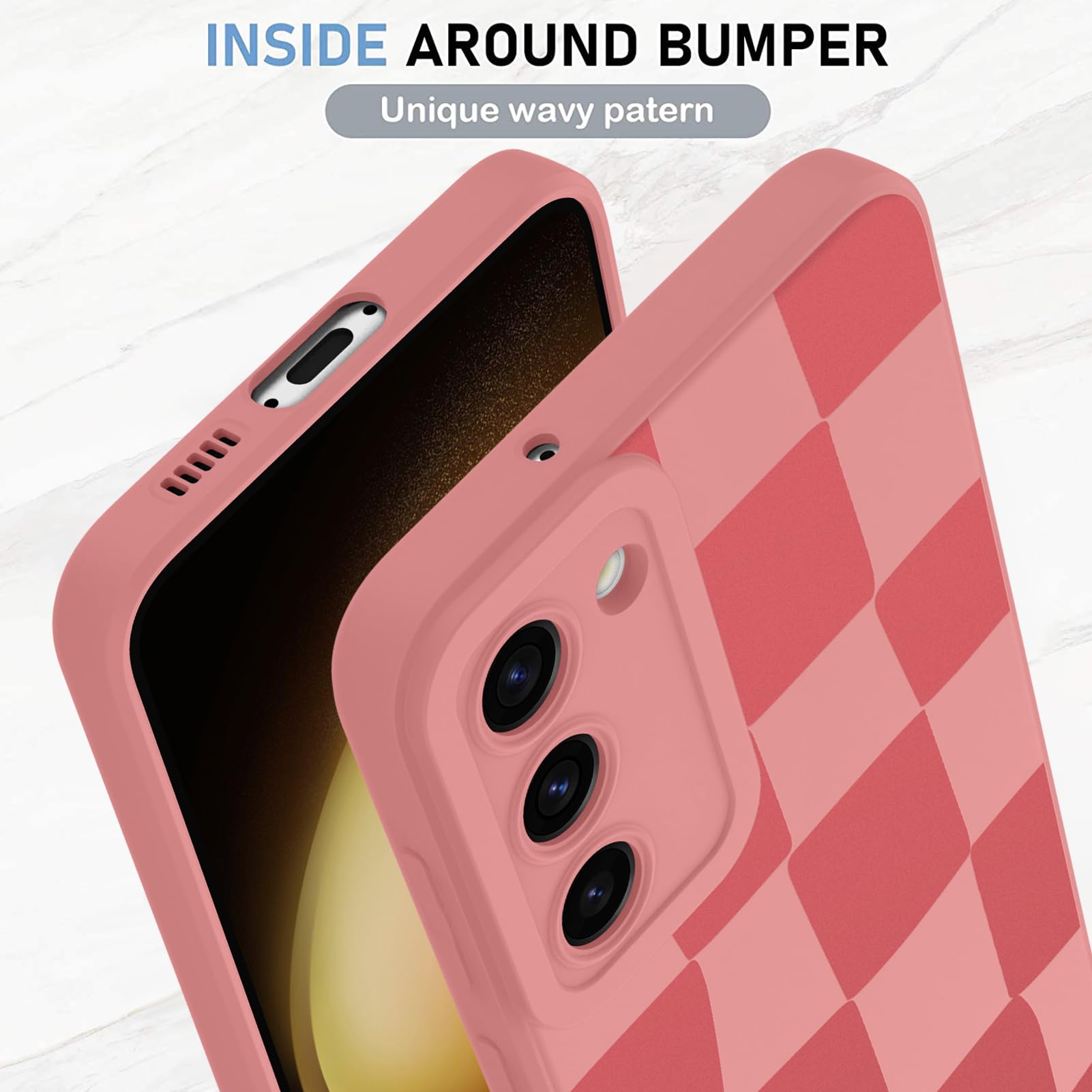 Foto 5 pulgar | Funda De Teléfono Kanghar Compatible Con Samsung Galaxy S23 Plus, Color Rosa - Venta Internacional.