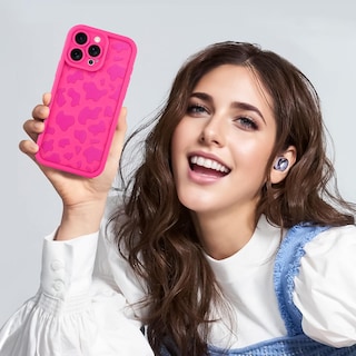 Foto 6 | Funda De Teléfono Kanghar Compatible Con Iphone 16 Pro Max, Color Rosa Intenso - Venta Internacional.
