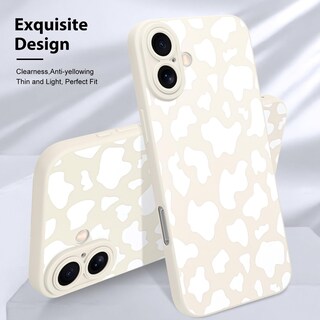 Foto 3 | Funda De Teléfono Kanghar Compatible Con Iphone 16 De Silicona Blanca - Venta Internacional.