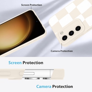 Foto 5 | Funda De Teléfono Kanghar Compatible Con Samsung Galaxy S23 - Blanca - Venta Internacional.