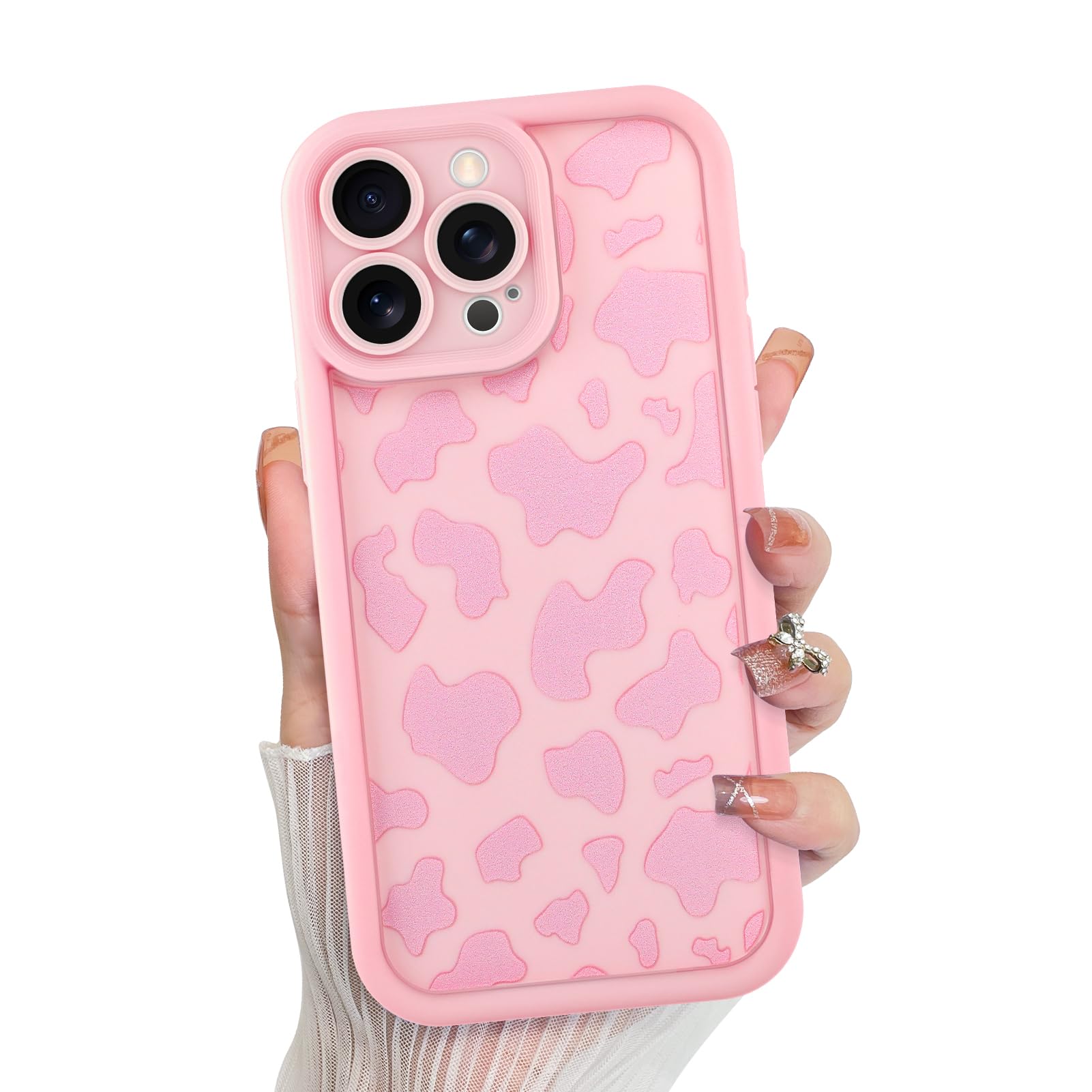 Foto 2 pulgar | Funda De Teléfono Kanghar Compatible Con Iphone 15 Pro Max - Rosa - Venta Internacional.