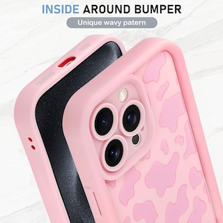 Foto 4 | Funda De Teléfono Kanghar Compatible Con Iphone 15 Pro Max - Rosa - Venta Internacional.