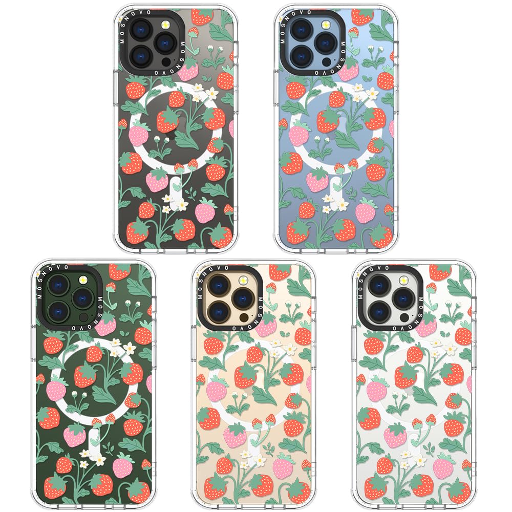 Foto 4 pulgar | Funda De Teléfono Mosnovo Compatible Con Iphone 13 Pro Strawberry - Venta Internacional.