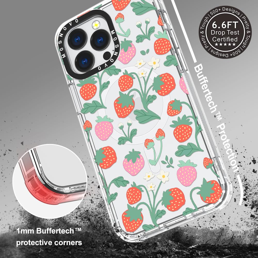 Foto 6 | Funda De Teléfono Mosnovo Compatible Con Iphone 13 Pro Strawberry - Venta Internacional.
