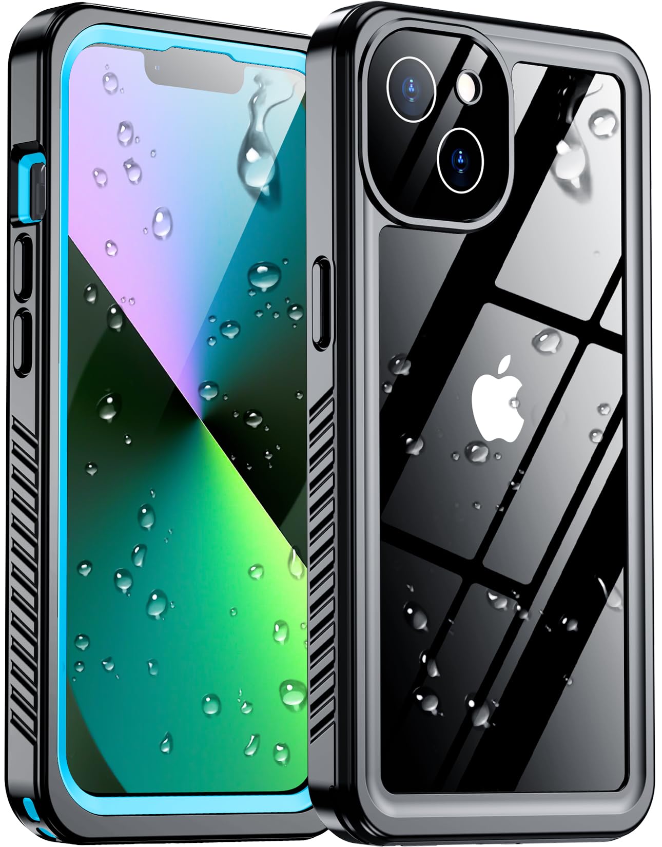 Foto 2 pulgar | Funda Impermeable Temdan Compatible Con Iphone 13 De 6.1 Pulgadas, Color Azul - Venta Internacional.