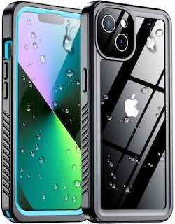 Foto 1 | Funda Impermeable Temdan Compatible Con Iphone 13 De 6.1 Pulgadas, Color Azul - Venta Internacional.