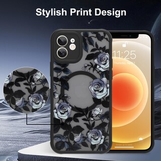 Foto 6 | Funda De Teléfono Aigomara Para Iphone 12 De 6.1 Pulgadas Con Magsafe Black - Venta Internacional.