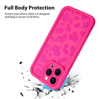 Foto 2 | Funda De Teléfono Kanghar Compatible Con Iphone 15 Pro Max, Color Rosa Intenso - Venta Internacional.