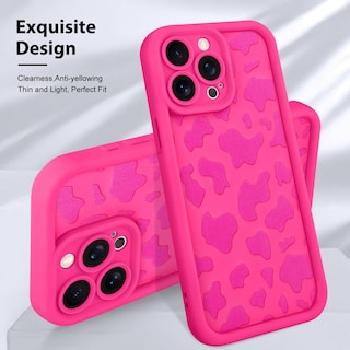 Foto 3 | Funda De Teléfono Kanghar Compatible Con Iphone 15 Pro Max, Color Rosa Intenso - Venta Internacional.