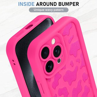 Foto 4 | Funda De Teléfono Kanghar Compatible Con Iphone 15 Pro Max, Color Rosa Intenso - Venta Internacional.