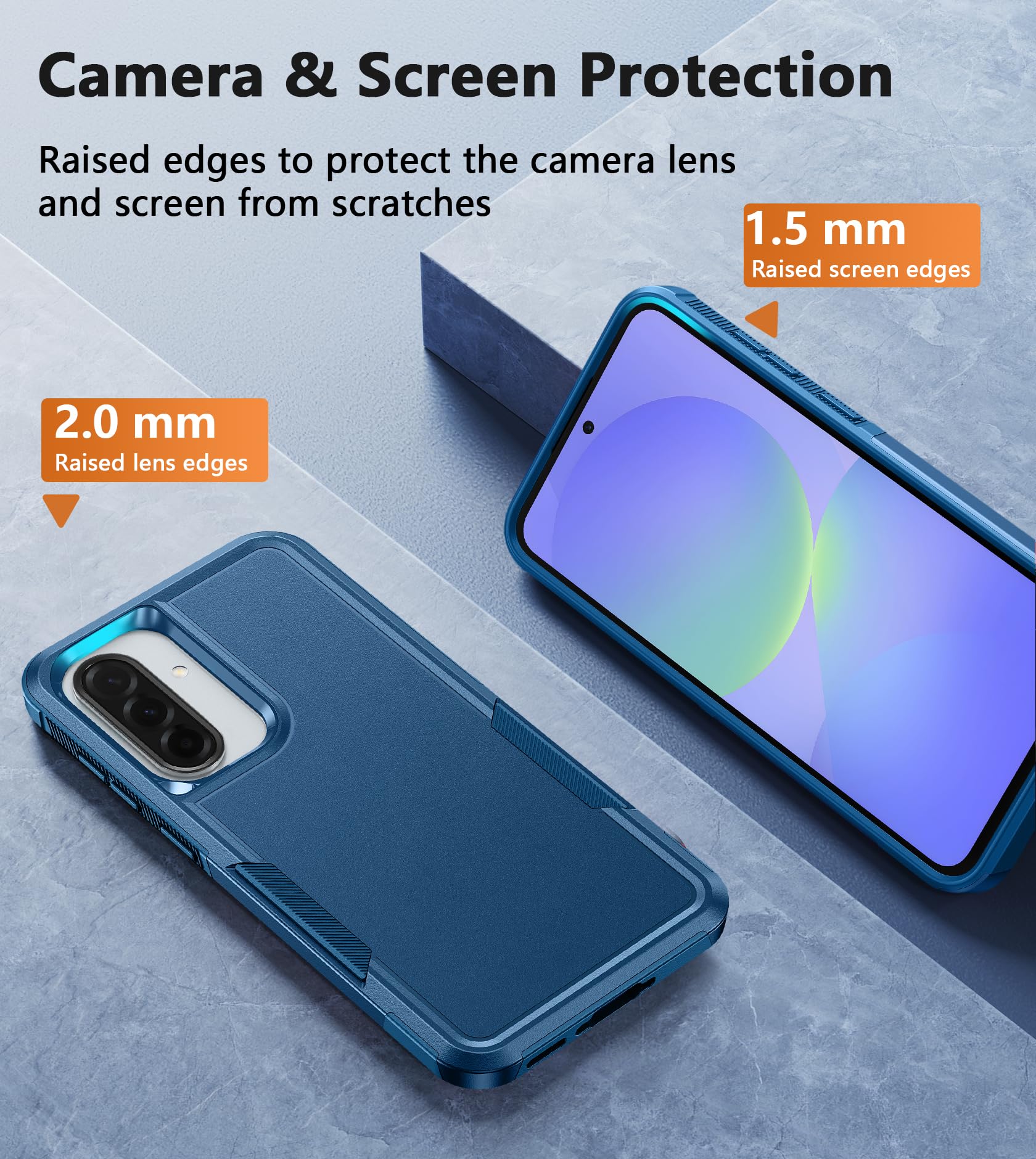 Foto 6 pulgar | Funda Fntcase Para Samsung Galaxy A36-5g Con Clip Para Cinturón, Color Azul - Venta Internacional.