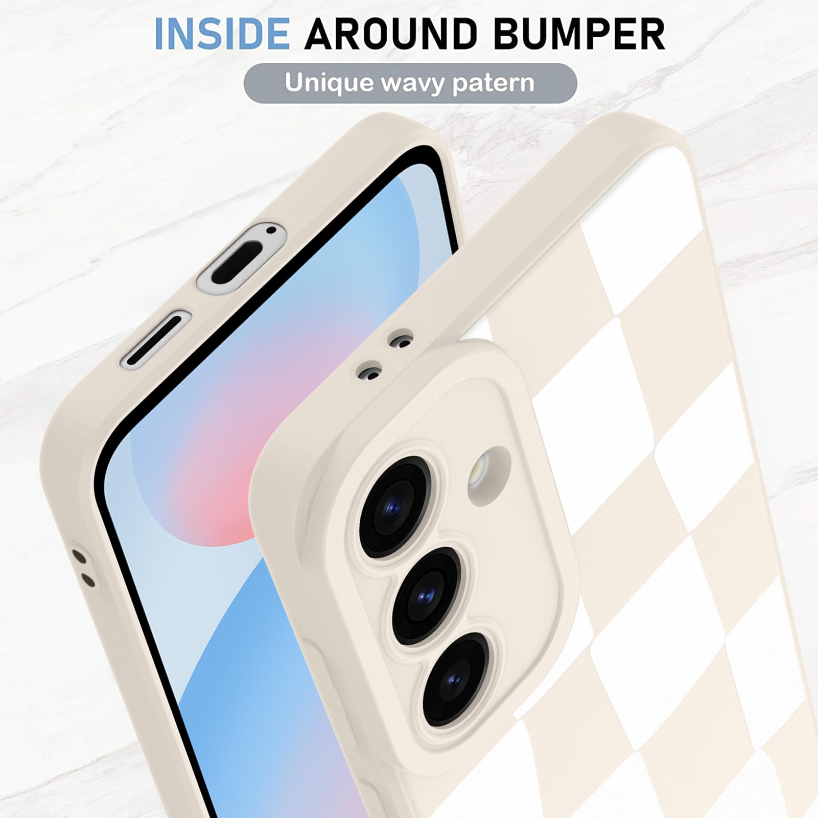 Foto 5 pulgar | Funda De Teléfono Kanghar Compatible Con Samsung Galaxy S24 Fe, Color Blanco - Venta Internacional.