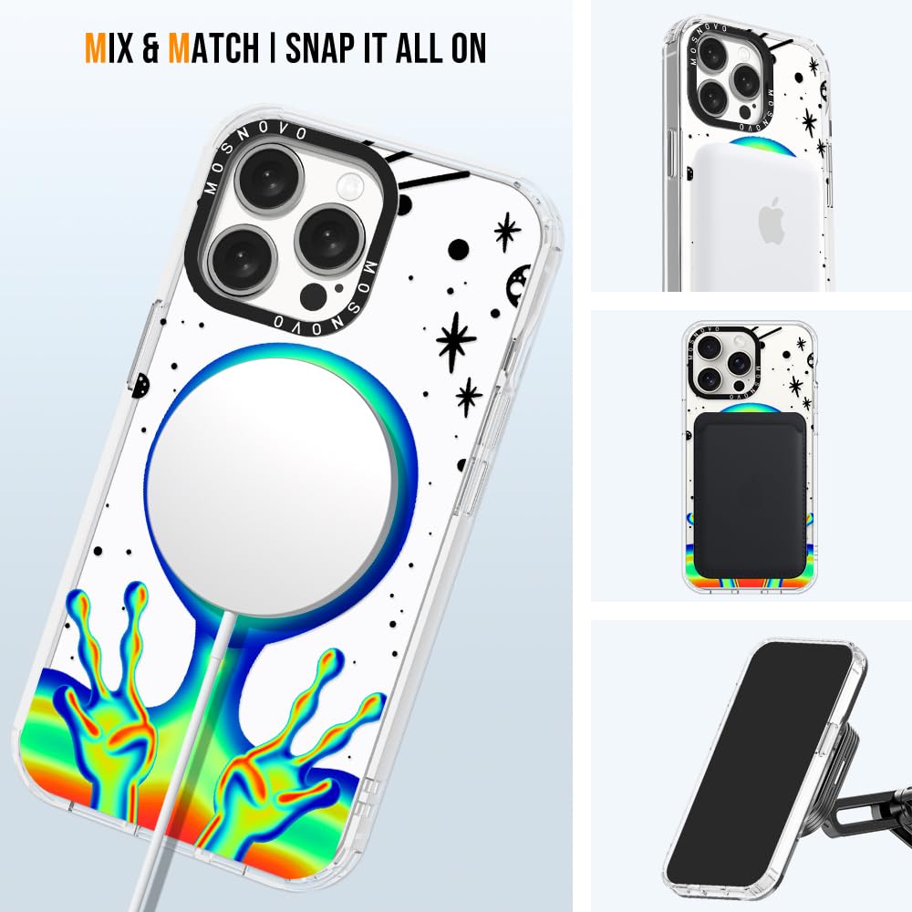 Foto 5 | Funda De Teléfono Mosnovo Compatible Con Iphone 15 Pro Max Clear - Venta Internacional.