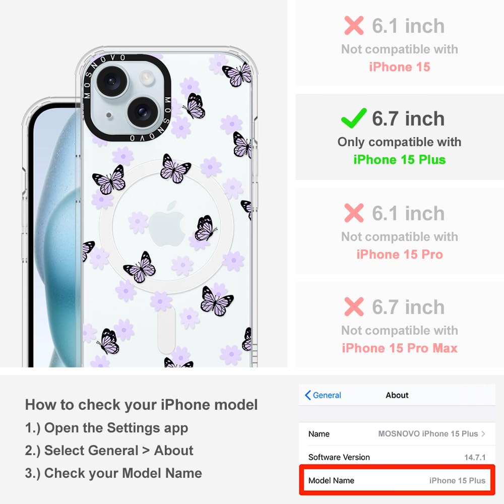 Foto 2 | Funda De Teléfono Mosnovo Compatible Con Iphone 15 Plus/14 Plus - Venta Internacional.