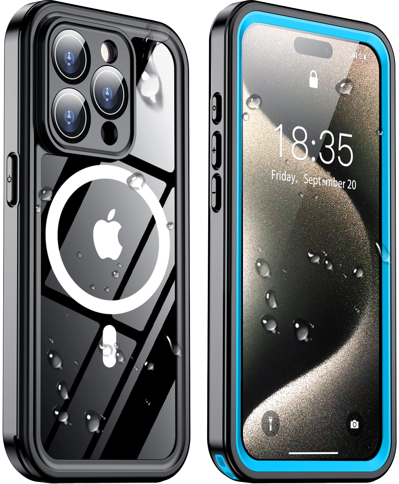 Funda De Teléfono Temdan Magnética Impermeable Para Iphone 15 Pro Max - Venta Internacional.
