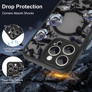 Foto 3 | Funda De Teléfono Aigomara Para Iphone 13 Pro Max Con Magsafe Black - Venta Internacional.