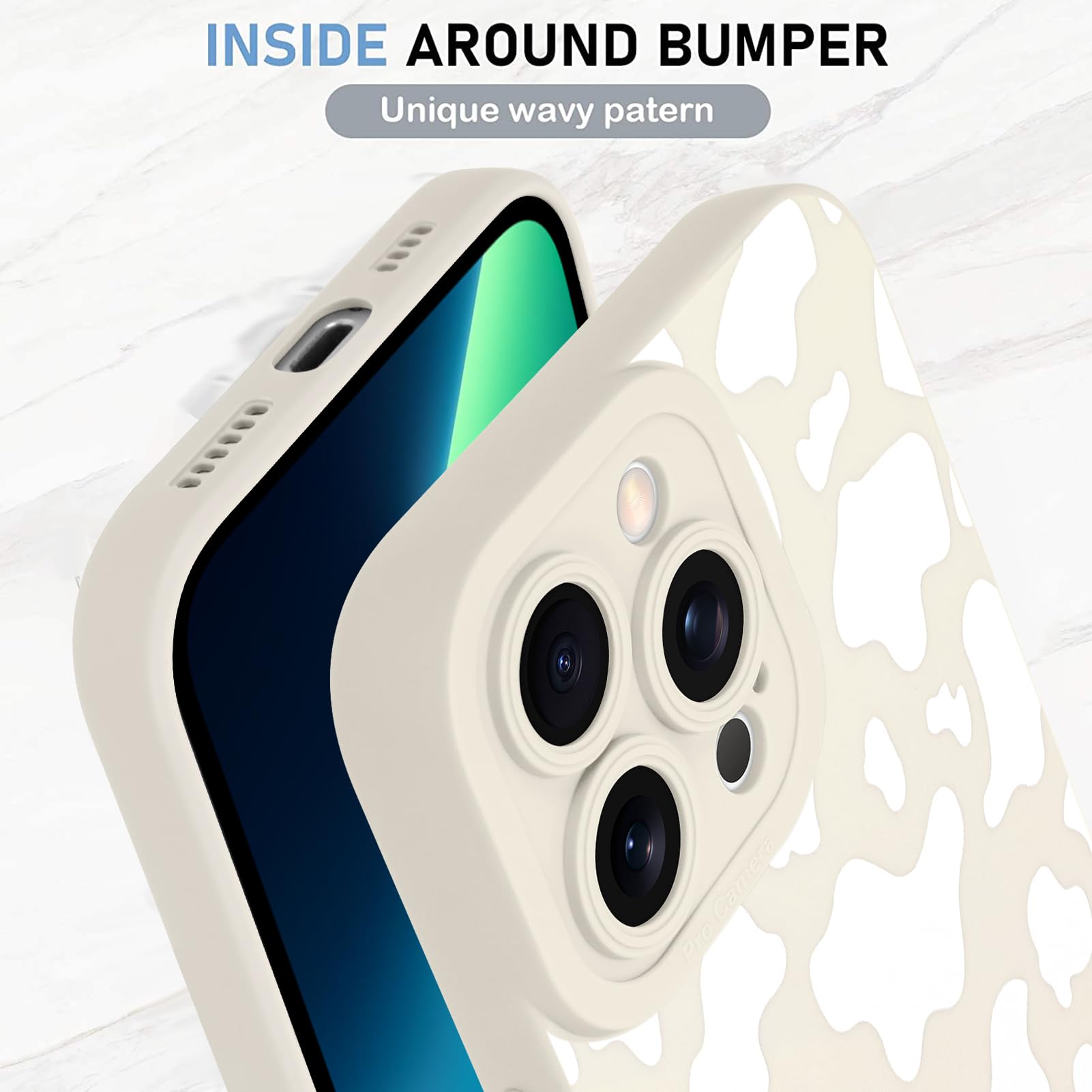Foto 5 pulgar | Funda De Teléfono Kanghar Compatible Con Iphone 13 Pro De Silicona - Venta Internacional.
