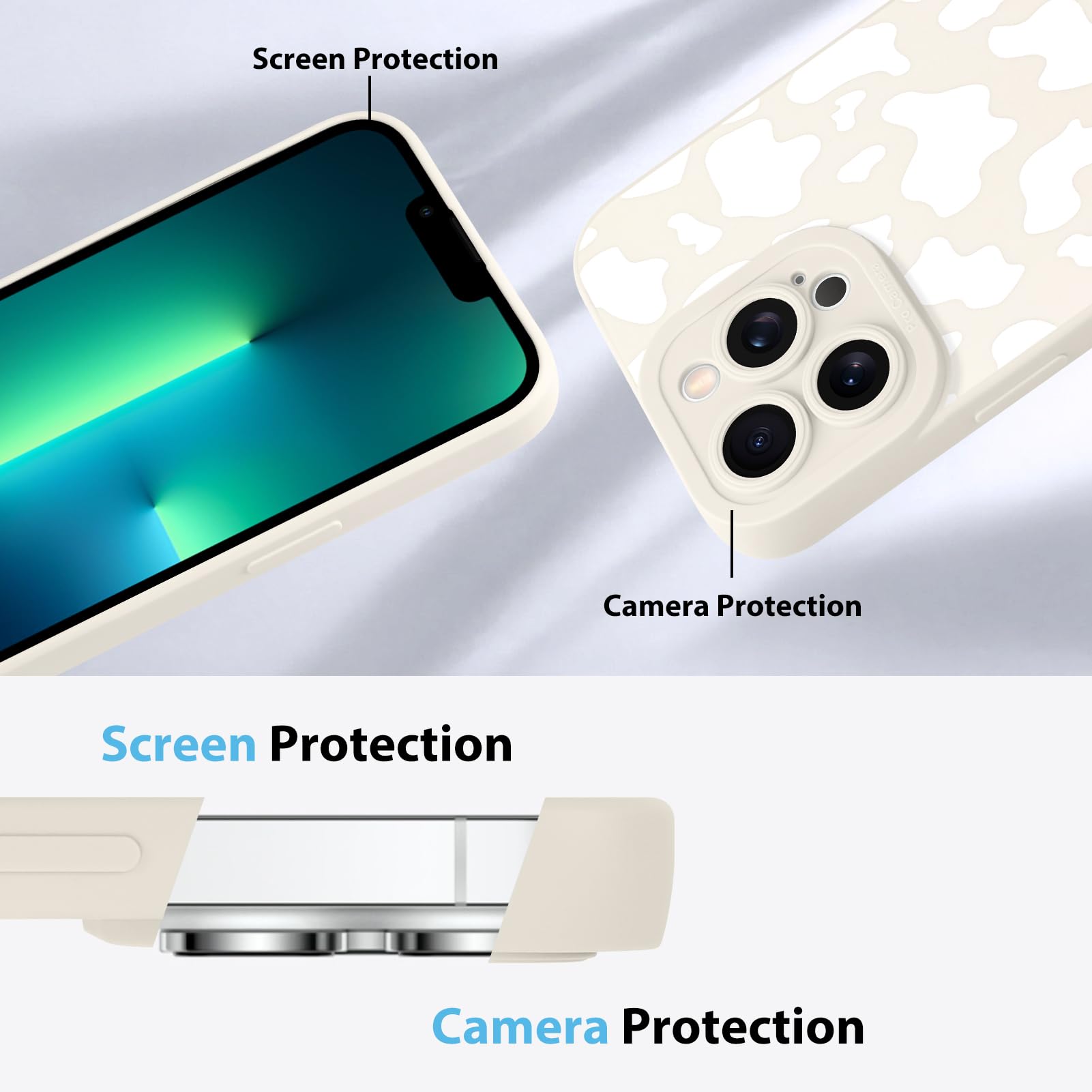 Foto 6 pulgar | Funda De Teléfono Kanghar Compatible Con Iphone 13 Pro De Silicona - Venta Internacional.