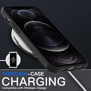 Foto 4 | Funda De Teléfono Aigomara Para Iphone 12 Pro Max Con Magsafe Black - Venta Internacional.