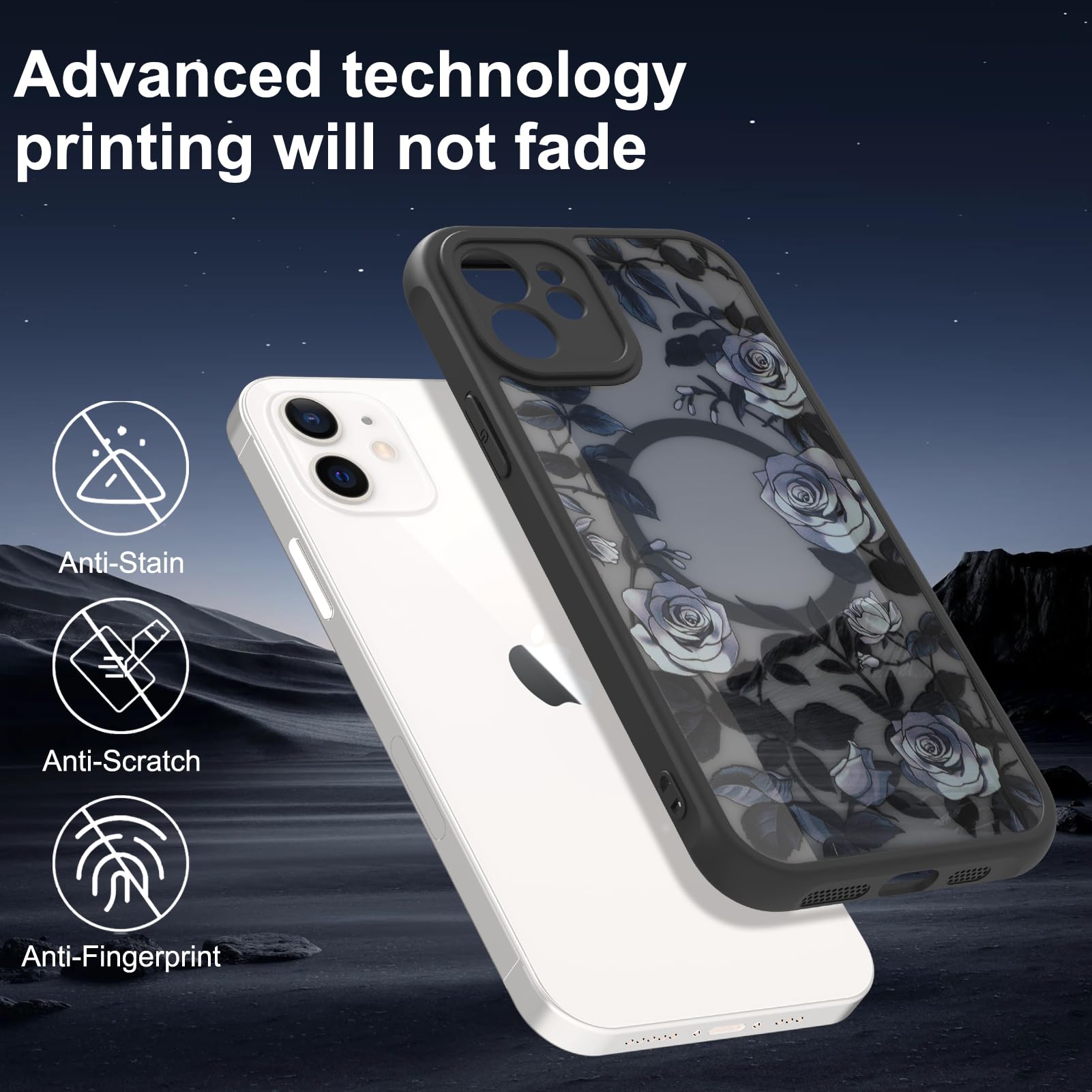 Foto 3 pulgar | Funda De Teléfono Aigomara Para Iphone 11 Con Magsafe Rose Flower - Venta Internacional.