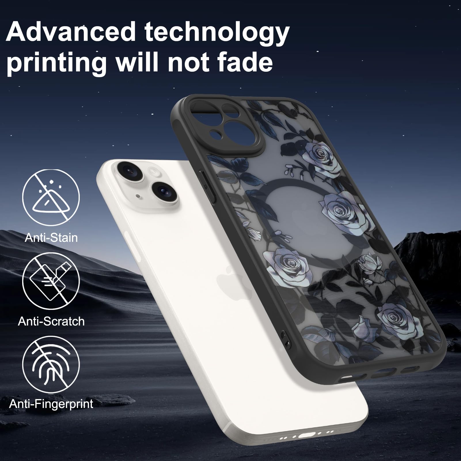Foto 3 pulgar | Funda De Teléfono Aigomara Para Iphone 14 De 6.1 Pulgadas Con Magsafe Black - Venta Internacional.