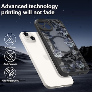 Foto 2 | Funda De Teléfono Aigomara Para Iphone 14 De 6.1 Pulgadas Con Magsafe Black - Venta Internacional.