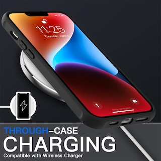 Foto 4 | Funda De Teléfono Aigomara Para Iphone 14 De 6.1 Pulgadas Con Magsafe Black - Venta Internacional.