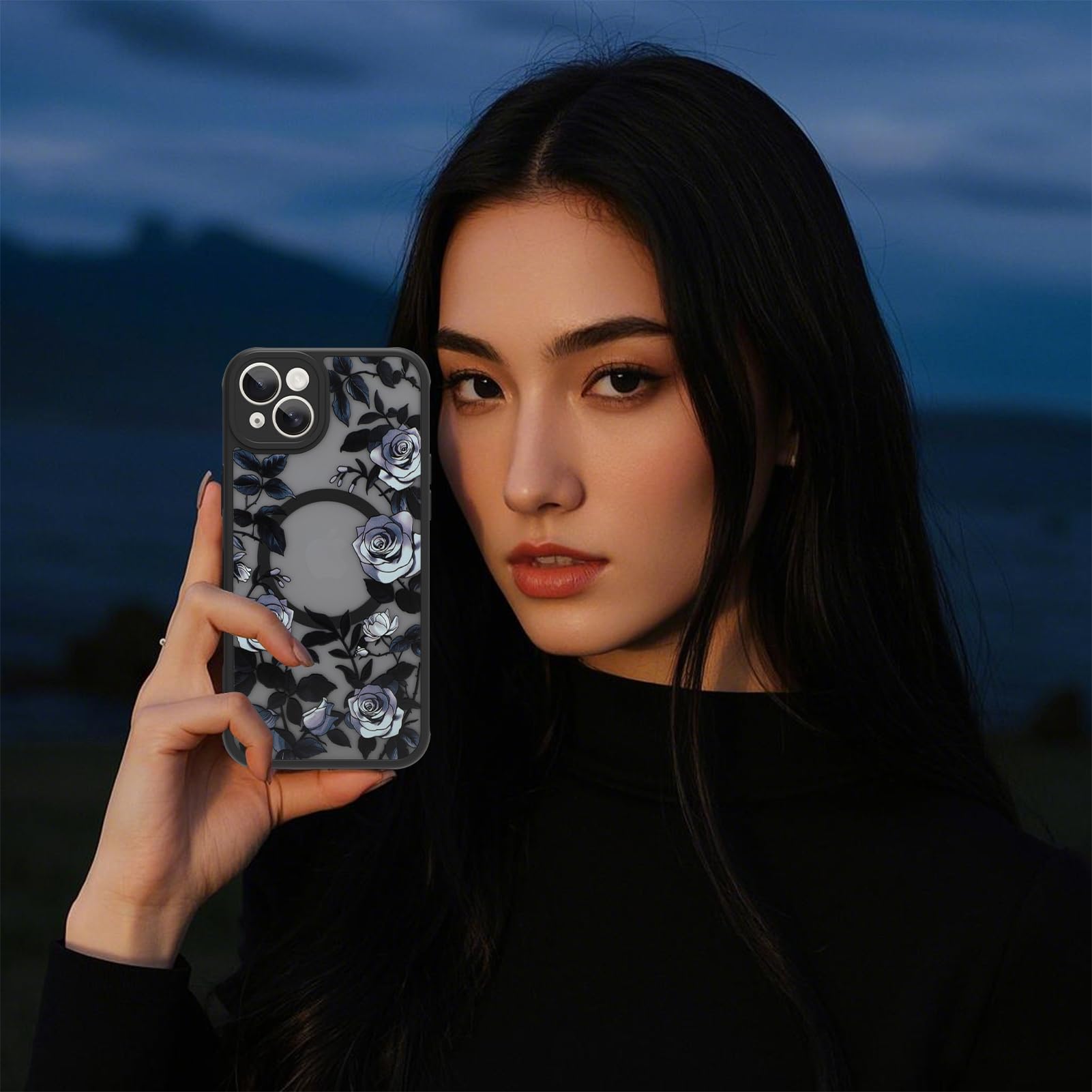 Foto 7 | Funda De Teléfono Aigomara Para Iphone 14 De 6.1 Pulgadas Con Magsafe Black - Venta Internacional.