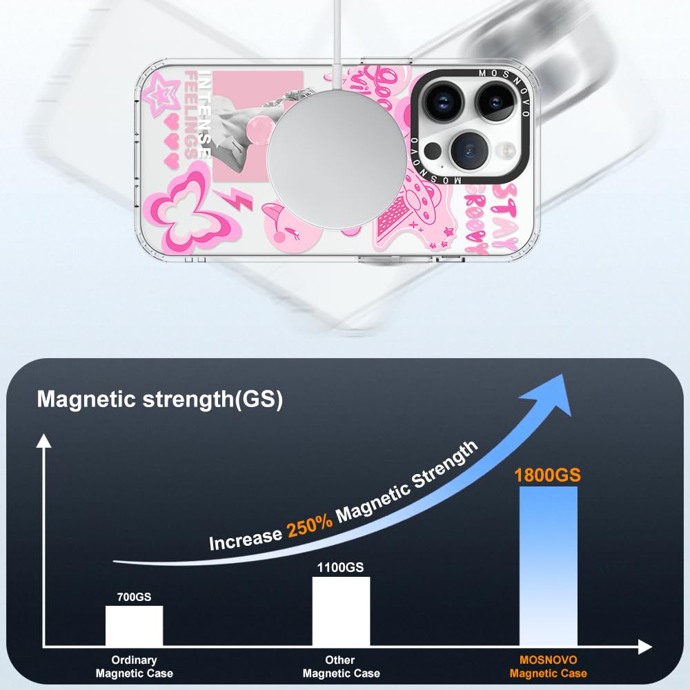 Foto 5 pulgar | Funda De Teléfono Mosnovo Para Iphone 14 Pro Buffertech Pink Culture - Venta Internacional.