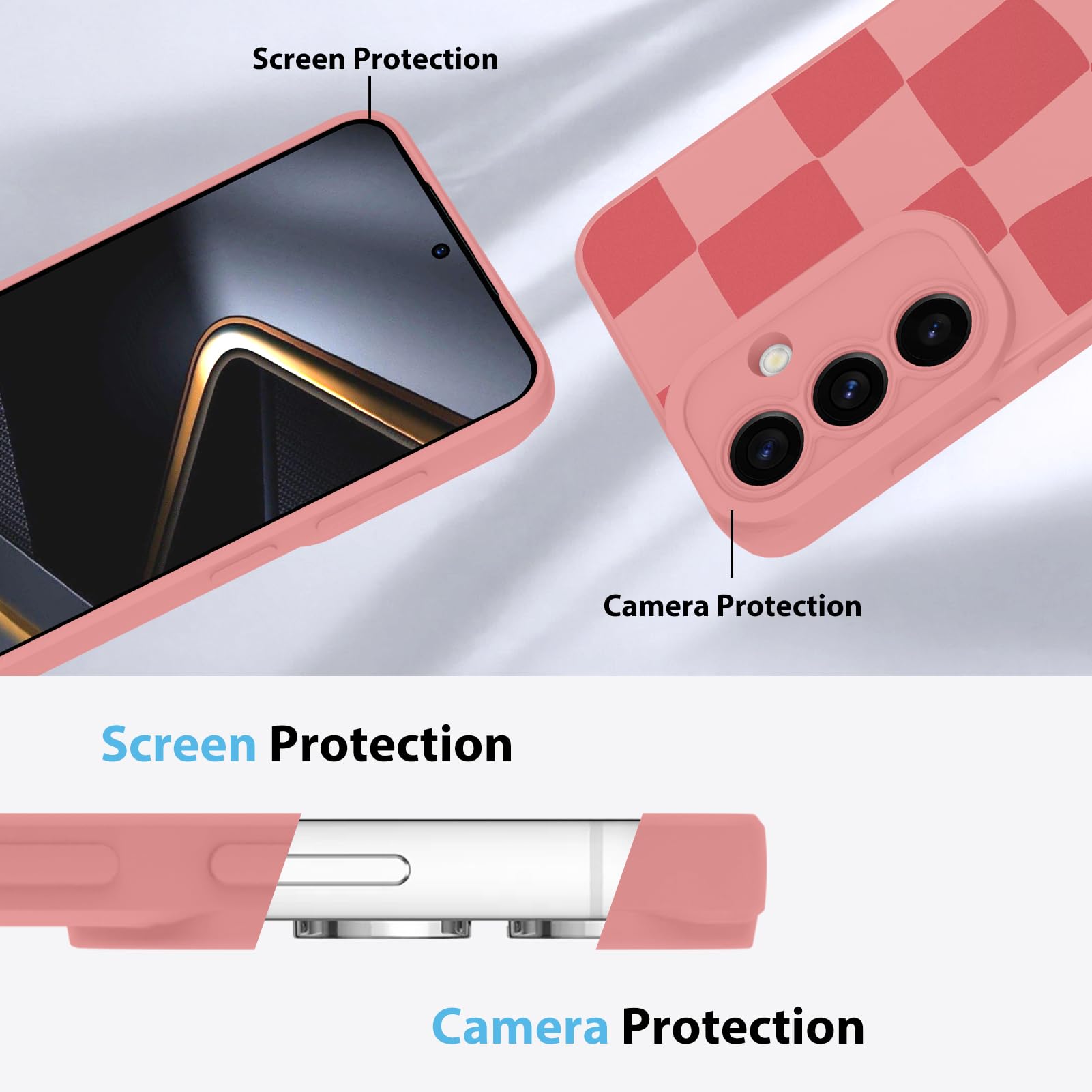 Foto 6 pulgar | Funda De Teléfono Kanghar Compatible Con Samsung Galaxy S25 - Rosa - Venta Internacional.