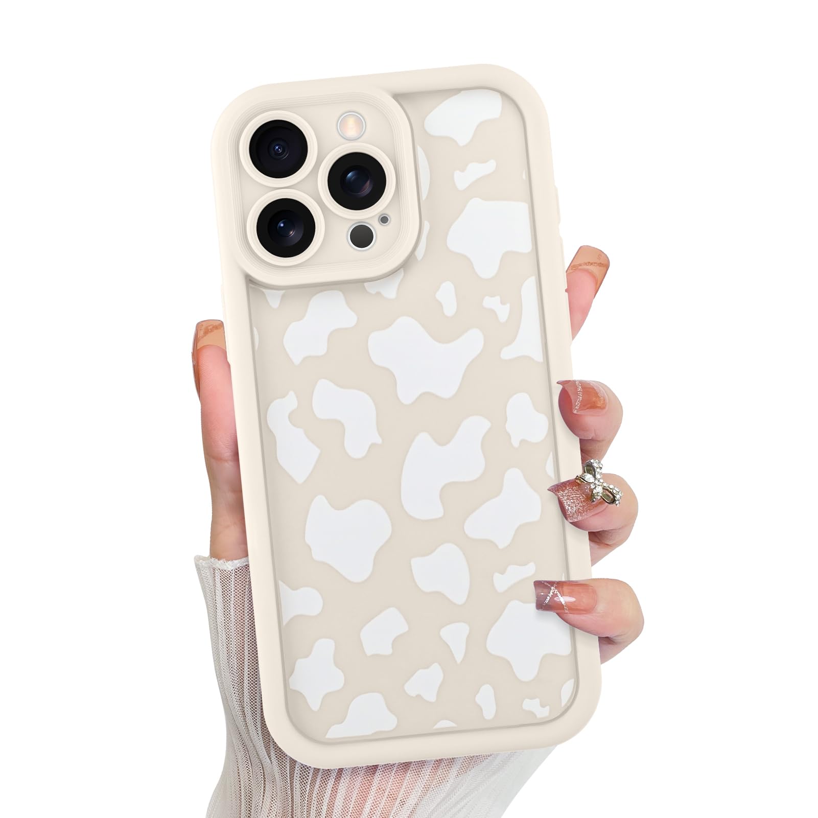 Foto 2 pulgar | Funda De Teléfono Kanghar Compatible Con Iphone 15 Pro Max - Blanca - Venta Internacional.