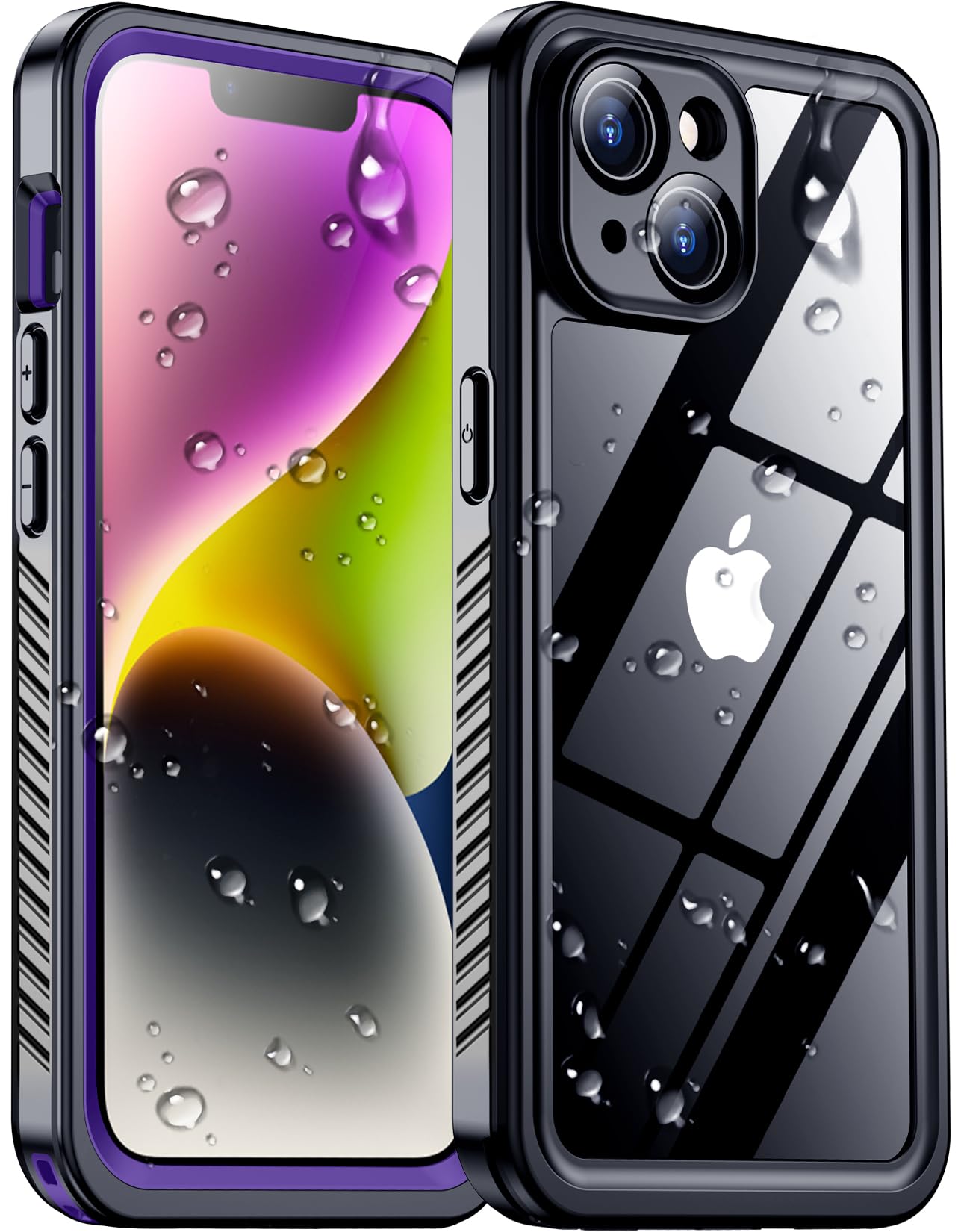 Foto 2 pulgar | Funda Impermeable Temdan Compatible Con Iphone 14 6.1 - Venta Internacional.