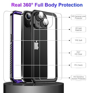 Foto 4 | Funda Impermeable Temdan Compatible Con Iphone 14 6.1 - Venta Internacional.