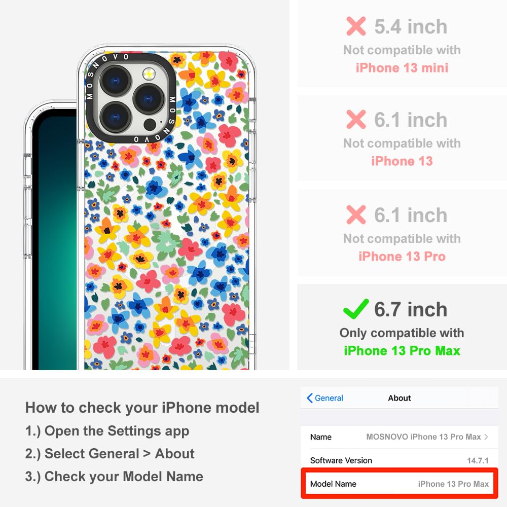 Foto 3 pulgar | Funda De Teléfono Mosnovo Para Iphone 13 Pro Max Con Buffertech - Venta Internacional.