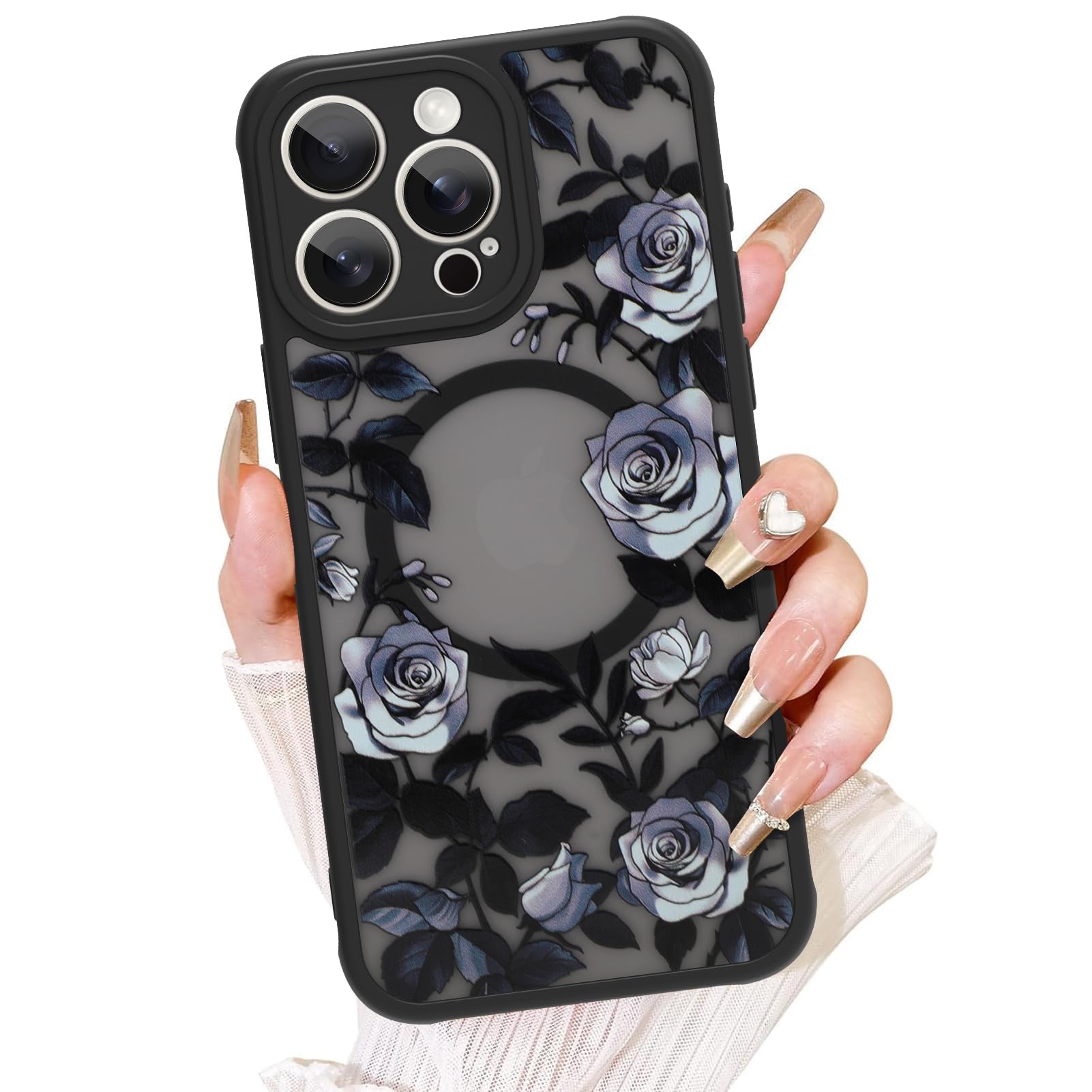 Funda De Teléfono Aigomara Para Iphone 11 Pro Con Magsafe Rose Flower - Venta Internacional.
