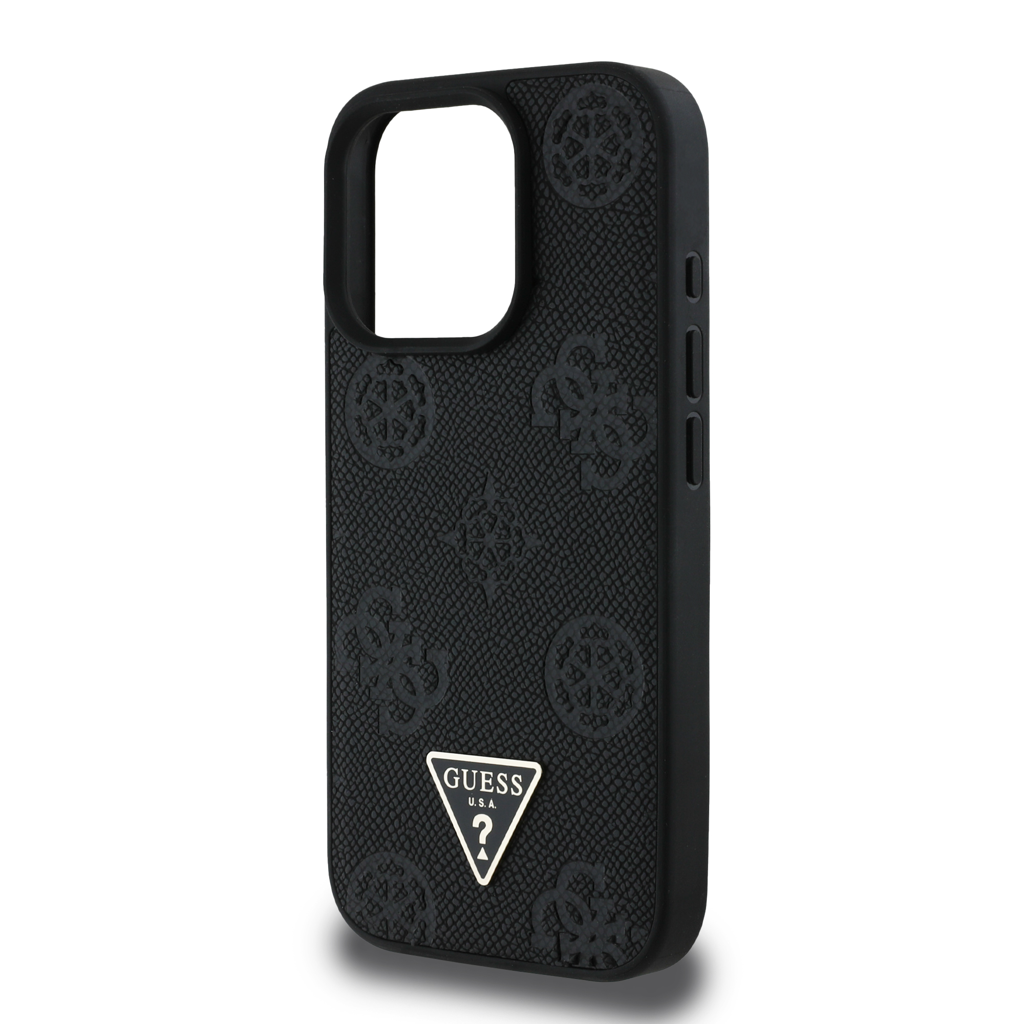 Foto 7 pulgar | Funda Original Guess Peony Magsafe Triángulo Para Iphone 16 Pro - Negro