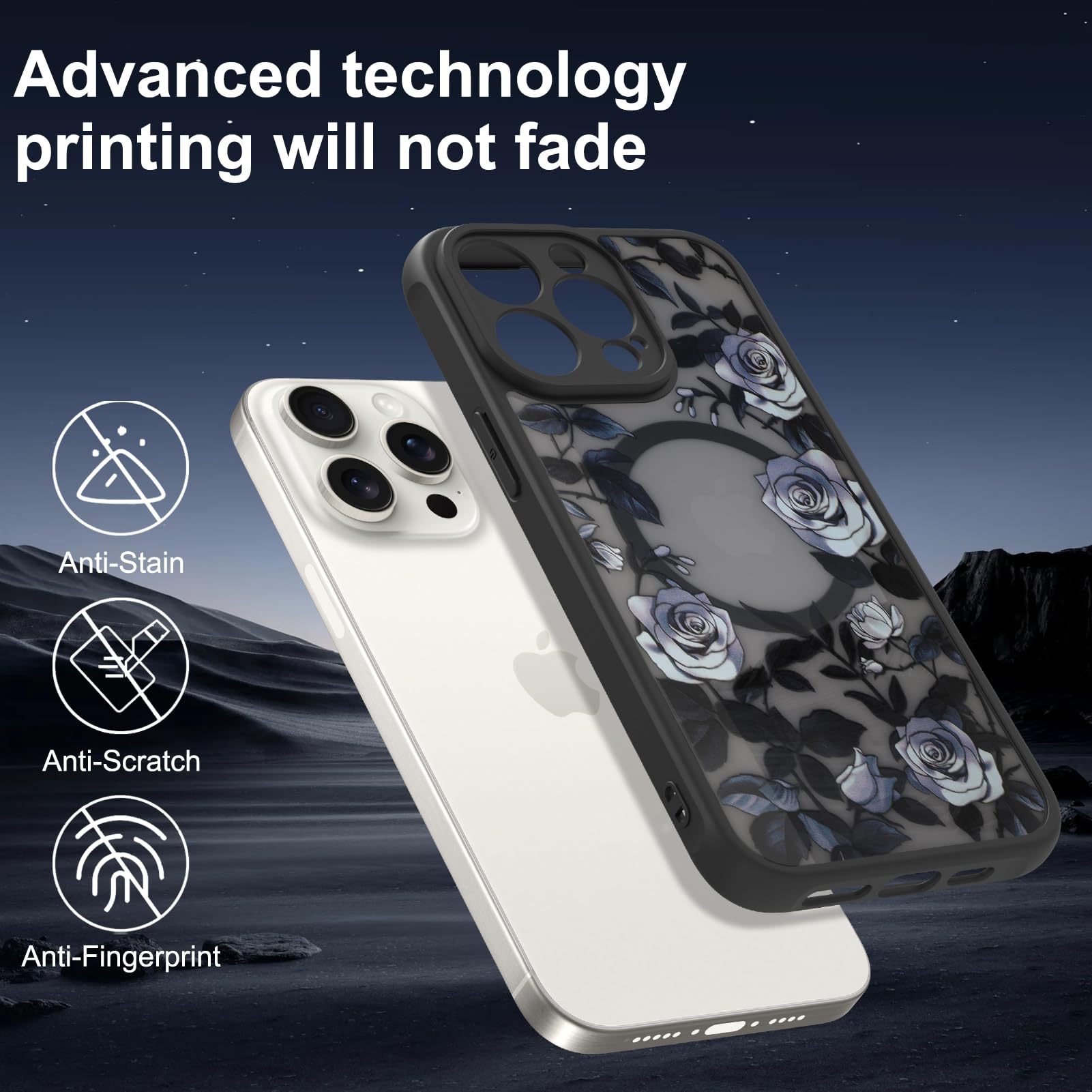 Foto 3 pulgar | Funda De Teléfono Aigomara Para Iphone 14 Pro Max Con Magsafe Black - Venta Internacional.