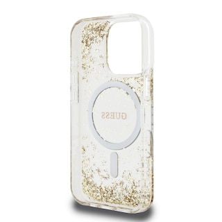 Foto 7 | Funda Original Guess Brillantina Magsafe Para Iphone 16 Pro - Dorado