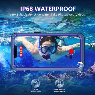 Foto 2 | Funda Impermeable Temdan Compatible Con Iphone 13 6.1 - Venta Internacional.