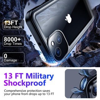Foto 3 | Funda Impermeable Temdan Compatible Con Iphone 13 6.1 - Venta Internacional.