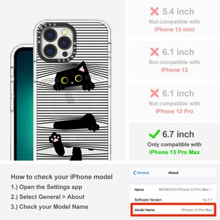 Foto 2 | Funda De Teléfono Mosnovo Compatible Con Iphone 13 Pro Max - Venta Internacional.